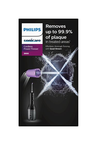 Philips Irigator dentar Sonicare Power Flosser 3000, carcasă neagră HX3826/33