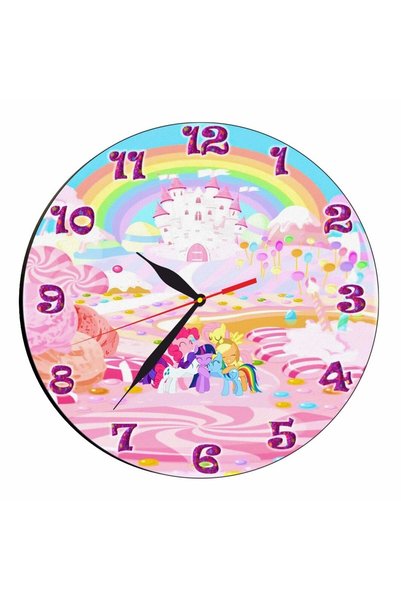OEM Ceas Disney, My Little Pony, Lemn, 40 cm, CSDUV034