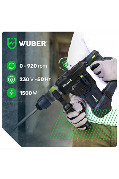wüber Ciocan rotopercutor Wuber SDS plus 1500 W