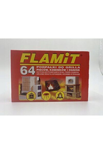 Flamit Aprinzător de foc KAMINOV Aprinzător de foc GRILL Alb 256 bucăți