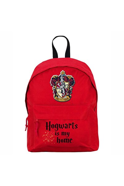 OEM Rucsac școlar Harry Potter Casa Gryffindor, roșu, 38x28cm, rezistent, bre...