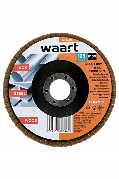 NO BRAND Disc abraziv ceramic P100 125mm T29 set 10 bucăți WAART