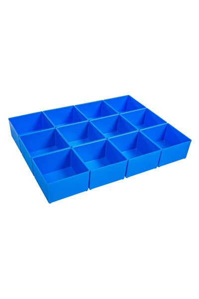 NO BRAND Pachet de 12 inserții despărțitoare C3, culoare albastră, 104 x 104 ...