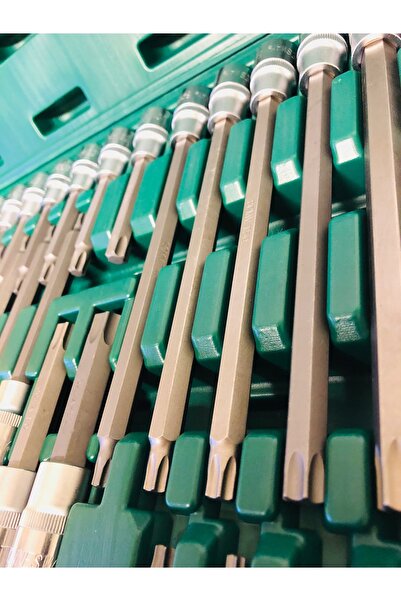 Jonnesway Set de capete tubulare TORX de 1/2'' T20-T70