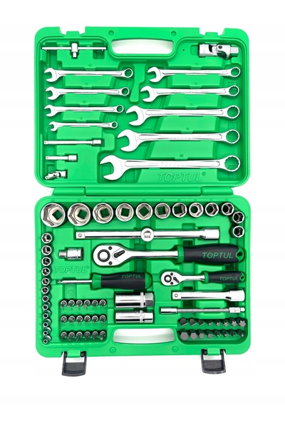 TOPTUL Set de chei tubulare 1/4 " 1/2 " 82EL GCAI8201