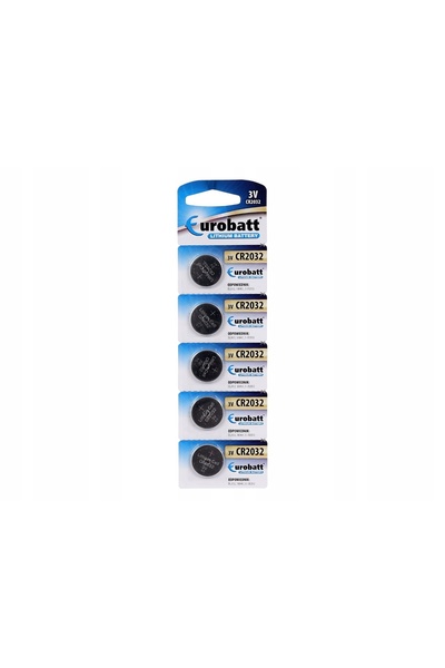 Eurobatt EUROBAT BATERIE LITIU CR2032, 3V, 220mAh, 100 bucăți