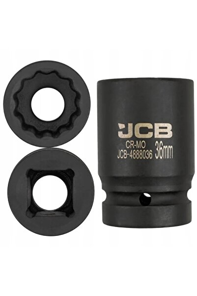Jcb Set de chei tubulare de impact adânci 1 inch, 7 bucăți, cu 12 puncte, 24-...