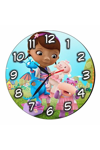 OEM Ceas Disney, Doc McStuffins, Lemn, 40 cm, CSDUV011