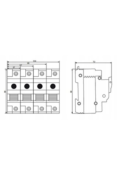 KANLUX Disjunctor IDEAL D02 3P 63A KSF02-63-3P