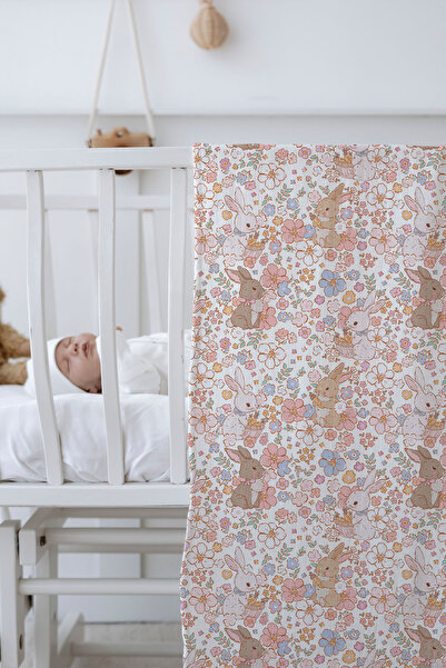 Tuğba Kuğu 4 Layer Muslin Blanket - Bunny Dream