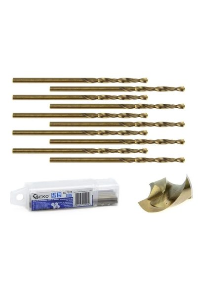 GEKO Burghiu HSS Cobalt de 9mm pentru metal - 1 bucată