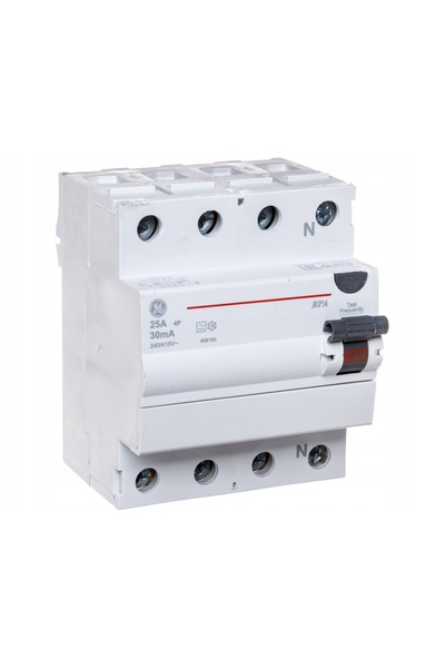 ABB Întrerupător diferențial (RCD) tip A, 4 poli, 25A, 0.03A, BPA425/030