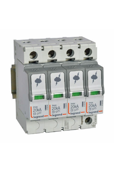 Legrand Protector la supratensiune T2 20 kA 4P 412223