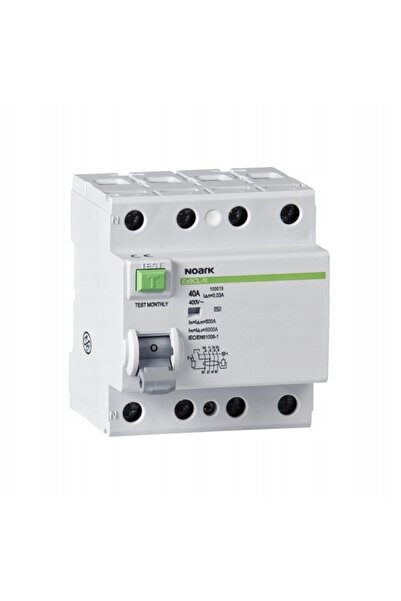 NOARK Disjunctor diferențial de curent rezidual AC 4P 63A 30mA 108333