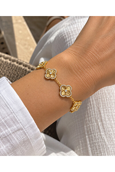 Vi store Premium Gold 5 Yonca Bileklik