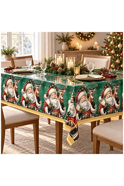 OEM Plastic tablecloth christmas and reindeer 180x120cm