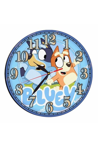 OEM Ceas Disney, Bluey, Lemn, 30 cm, CSDUV018