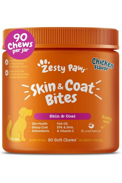 Zesty Paws Omega Bites Chicken 90ct