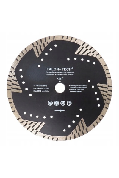Falon Tech DISC DIAMANTAT PENTRU TĂIERE GRANIT 230x22,2