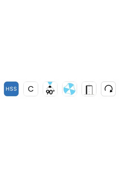 NO BRAND Zencuitor HSS cu 3 tăișuri 90 °   DIN 335 Ø 20.5 mm BMM TOOLS 18012050