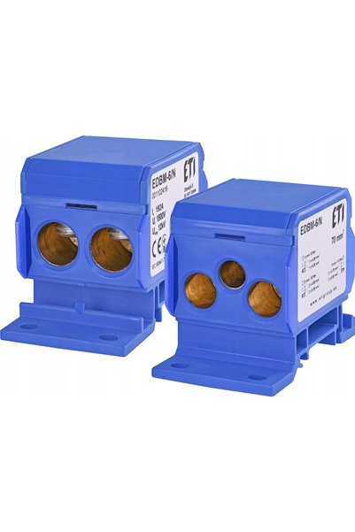 ETI Polam BLOC DE DISTRIBUTIE ETI 192A 2x4-70mm2 / 2x4-50 1x4-25 TH35 EDBM-6/...