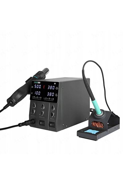 Reball STAȚIE DE SUDAT CU AER CALD – SUDOR DE PRECIZIE SUGON 212 2-în-1 + 4 V...