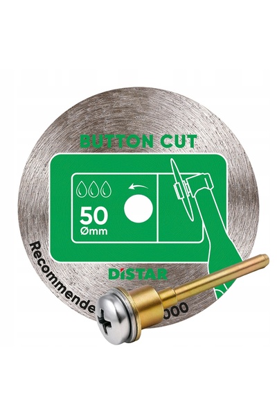 NO BRAND DISTAR 11120159106 DISC DIAMANTAT 50X0,8F BUTTONCUT CU TIGĂ