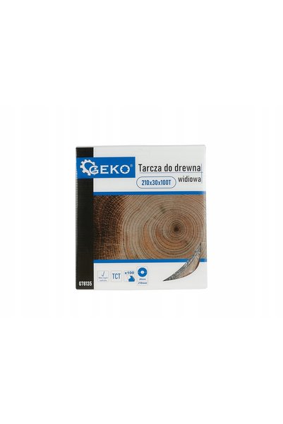 GEKO Disc pentru lemn și aluminiu TCT 210x30mm 100T