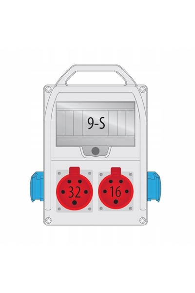 PAWBOL Distribuitor de construcții R-BOX 9 module 32/5+16/5+2X2P+Z