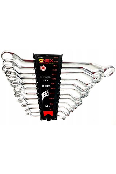 onex Set de chei inelare 6-32mm, 12 bucăți, CR-V