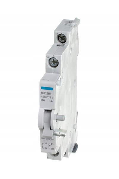 hager Contact auxiliar 1Z 1R cu montare laterală pentru MCB, RCBO MZ201