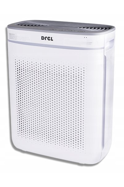 drel Purificator de aer 200m³/h Filtru pentru casă și birou Alb