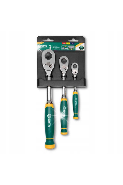 SATA Set profesional de chei cu clichet 1/4 ", 3/8 ", 1/2 " cu 72 de dinți ST...