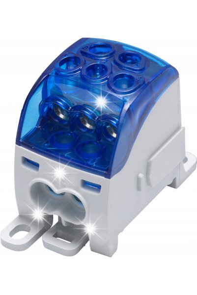 Simet AL/CU 1x35/2x25/4x16mm2 SUB 210 ALBASTRU 81654003 BLOC DE DISTRIBUȚIE