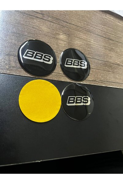 HESAPLI JANT BBS jant orta göbek sticker 60mm 65mm siyah