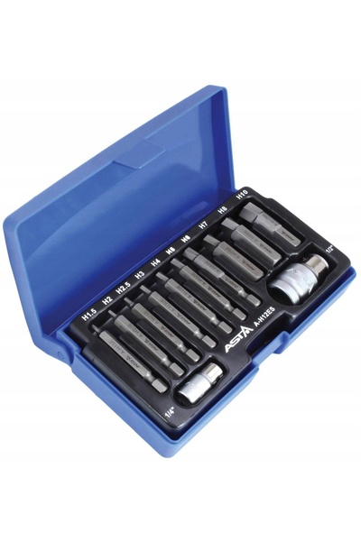 ASTA Set de biți hexagonali pentru șurubelniță de 1/4'' și 1/2''