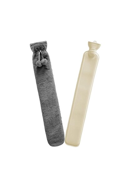 Generic Brand Termofor extra lung lila cu husă din fleece super moale și conf...