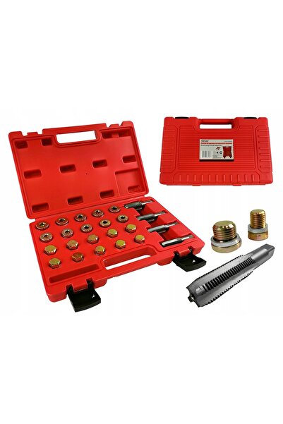Silver Kit de reparații pentru dopul de golire al băii de ulei, 64 de piese