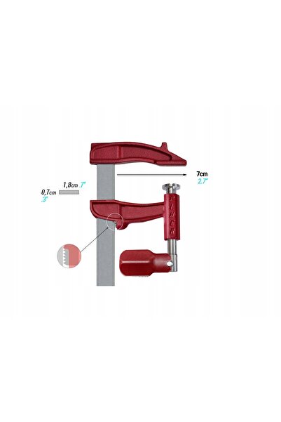 Piher Maxipress M 300 x 70mm clește cu șurub pentru tâmplari, puternic, 400kg...
