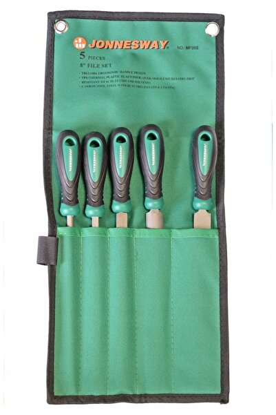 Jonnesway Set de pile profesionale pentru metal, 200mm, 5 bucăți