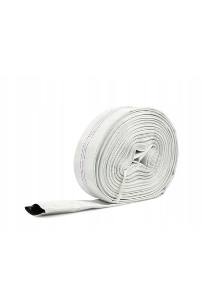 GEKO Furtun de incendiu alb 30 m 52 mm pentru apă murdară