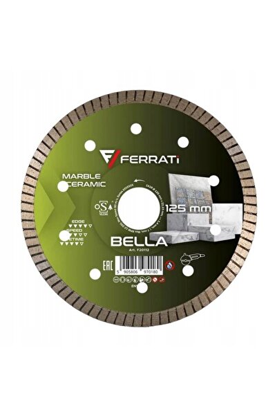 FERRATI Disc de tăiere cu diamant BELLA pentru gresie, porțelan, piatră 125 x...