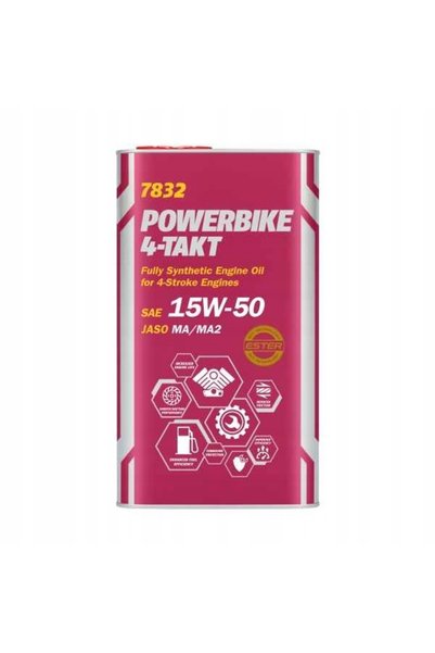 MANNOL Ulei de motor 15w50 pentru motociclete în 4 timpi 4L 7832, MA/MA2
