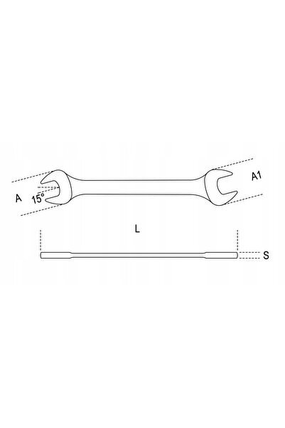Beta Cheie fixă dublă 1X1.1/8 55AS CALIBER