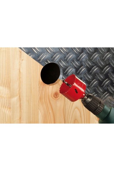 Wolfcraft Tăietor universal de găuri cu tijă bimetalică de 68mm pentru cutii