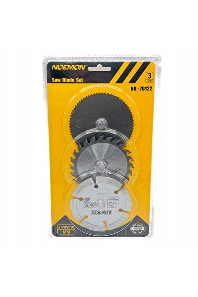 NO BRAND SET DE 3 PIESE Lame de ferăstrău mini pentru polizor, 75x10mm, pentr...