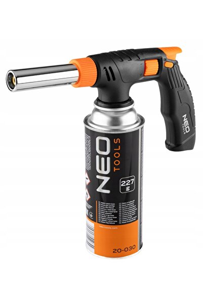NEO Tools Arzător de gaz cu aprindere piezo 360 + butelie de gaz 227g EN417 NEO