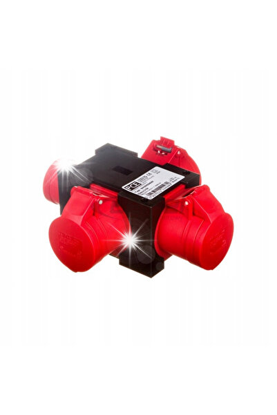 PCE Unitate de distribuție a energiei PIESOPIECE IP44 1x 16A/4P la 3x 16A/4P ...