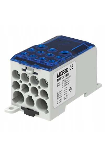 MOREK OJL280A bloc de distribuție albastru 1xAl/Cu120 2x35/5x16 4x10mm²