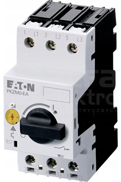 Eaton Disjunctor de circuit motor pkzm0-6,3 3P 2,2kW 4-6,3A 072738